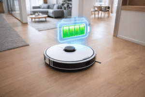 Wat is de levensduur van een batterij in een robotstofzuiger?