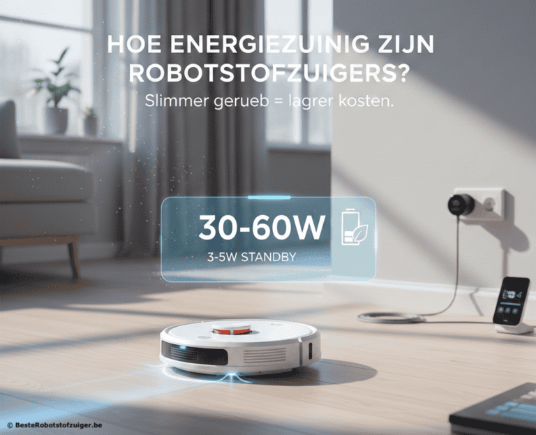 Hoe energiezuinig is een robotstofzuiger?
