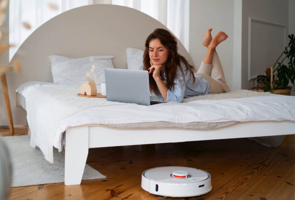 Robotstofzuiger ging onder mijn bed