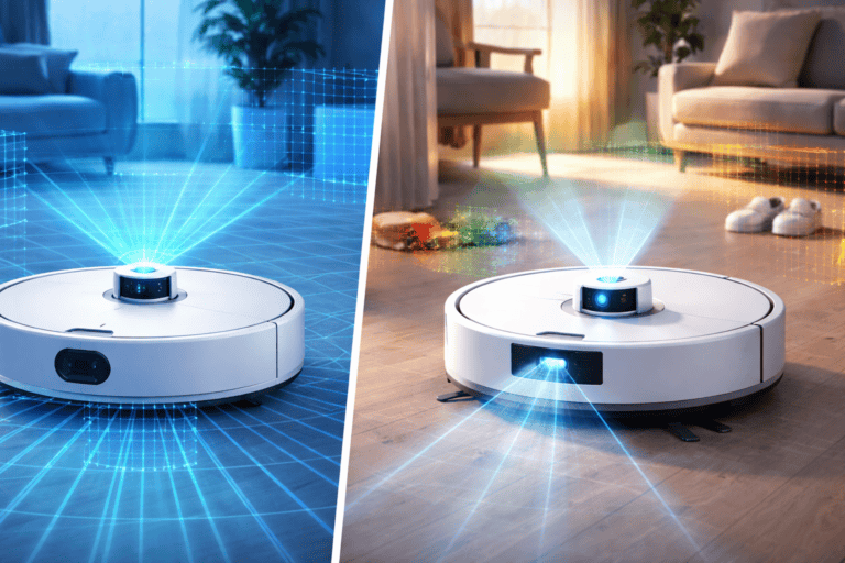 Wat is het verschil tussen LiDAR en camera navigatie bij robotstofzuigers?