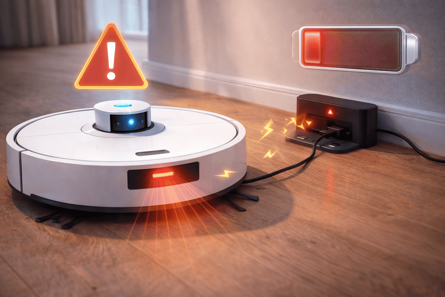 Wat te doen als je robotstofzuiger niet meer laadt?