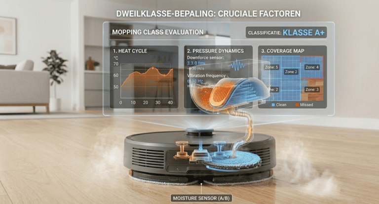 Dweilklasse van roboststofzuiger