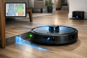 Hoe navigeert een robotstofzuiger?