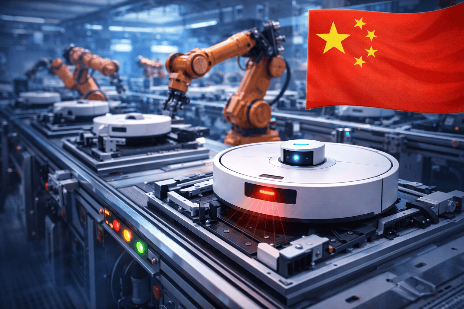 Waar worden robotstofzuigers geproduceerd?
