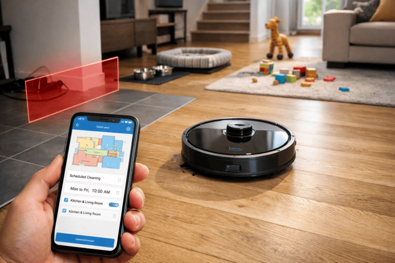 Kan ik zelf een schoonmaakschema instellen met een robotstofzuiger?