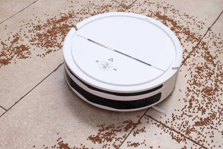 Wat is de spot clean functie op een robotstofzuiger?