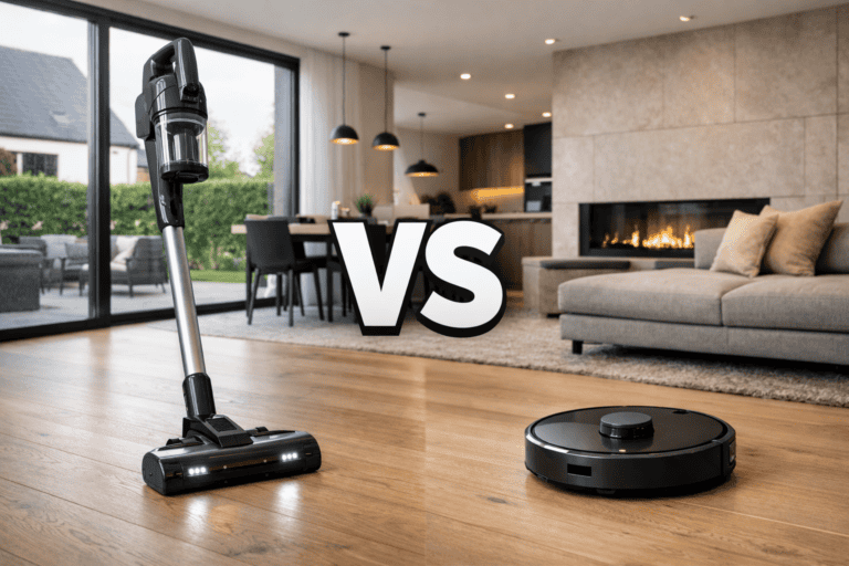 Steelstofzuiger vs Robotstofzuiger